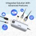 Unitek D1028A 5 合 1 多媒體 USB-C Hub (USB-C 數據/PD快充 x1, USB-A x2, HDMI (4K) x1, Gigabit Ethernet x1 )