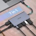 Unitek D1056A 7 合 1 多媒體 USB-C Hub (支援5Gbps、4K HDMI 和 USB-PD 100W)